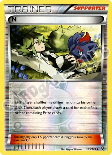 105 / 124 N non comune foil reverse (EN) -NEAR MINT-