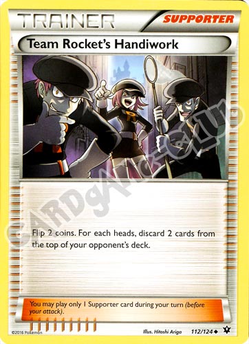 112 / 124 Team Rocket's Handiwork non comune normale (EN) -NEAR MINT-