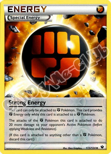 115 / 124 Strong Energy non comune foil reverse (EN) -NEAR MINT-