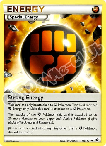 115 / 124 Strong Energy non comune normale (EN) -NEAR MINT-