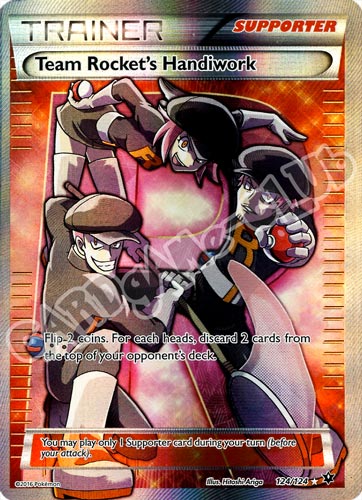124 / 124 Team Rocket's Handiwork rara segreta foil (EN) -NEAR MINT-