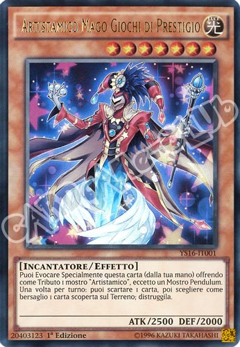 YS16-IT001 Artistamico Mago Giochi di Prestigio ultra rara 1a Edizione (IT) -NEAR MINT-