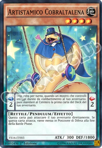 YS16-IT003 Artistamico Cobraltalena comune 1a Edizione (IT) -NEAR MINT-