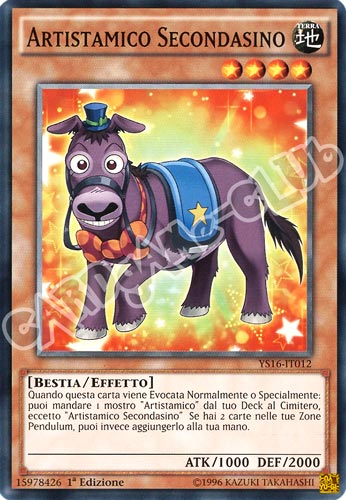 YS16-IT012 Artistamico Secondasino comune 1a Edizione (IT) -NEAR MINT-