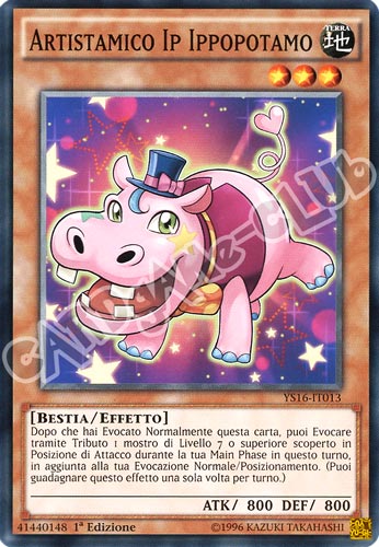 YS16-IT013 Artistamico Ip Ippopotamo comune 1a Edizione (IT) -NEAR MINT-