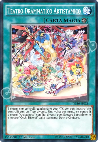 YS16-IT021 Teatro Drammatico Artistamico comune 1a Edizione (IT) -NEAR MINT-