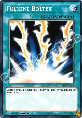YS16-IT026 Fulmine Boltex comune 1a Edizione (IT) -NEAR MINT-
