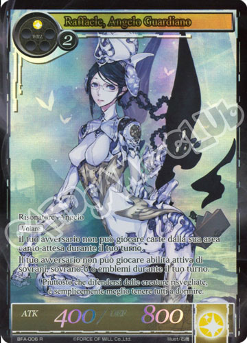 BFA1-IT006 Raffaele, Angelo Guardiano rara parallel (IT) -NEAR MINT-