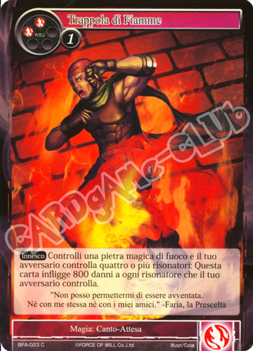 BFA1-IT023 Trappola di Fiamme comune normale (IT) -NEAR MINT-