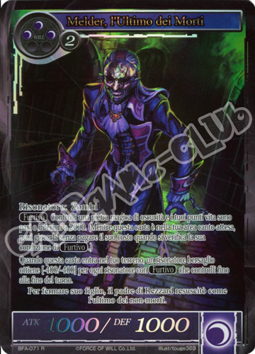 BFA1-IT071 Melder, l'Ultimo dei Morti rara parallel (IT) -NEAR MINT-