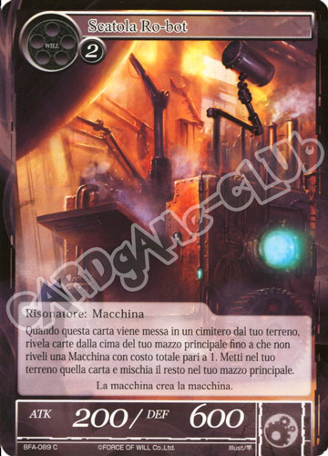 BFA1-IT089 Scatola Ro-bot comune normale (IT) -NEAR MINT-