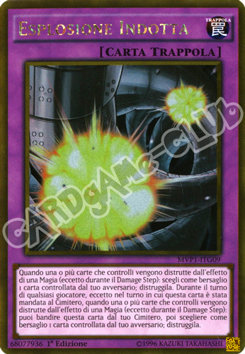 MVP1-ITG09 Esplosione Indotta rara oro 1a Edizione (IT) -NEAR MINT-