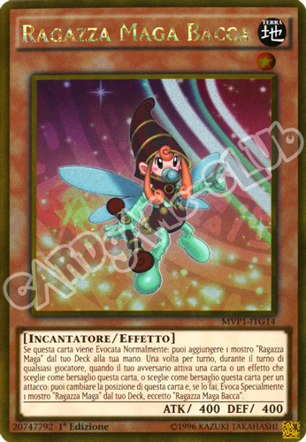 MVP1-ITG14 Ragazza maga Bacca rara oro 1a Edizione (IT) -NEAR MINT-