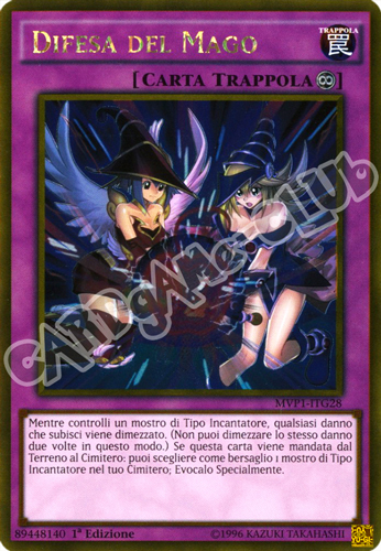 MVP1-ITG28 Difesa del Mago rara oro 1a Edizione (IT) -NEAR MINT-