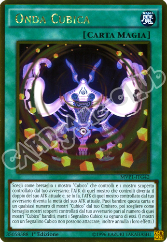 MVP1-ITG42 Onda Cubica rara oro 1a Edizione (IT) -NEAR MINT-