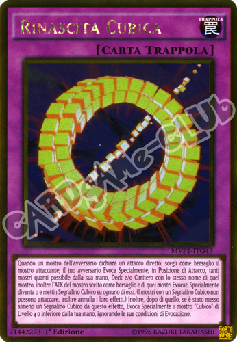 MVP1-ITG43 Rinascita Cubica rara oro 1a Edizione (IT) -NEAR MINT-