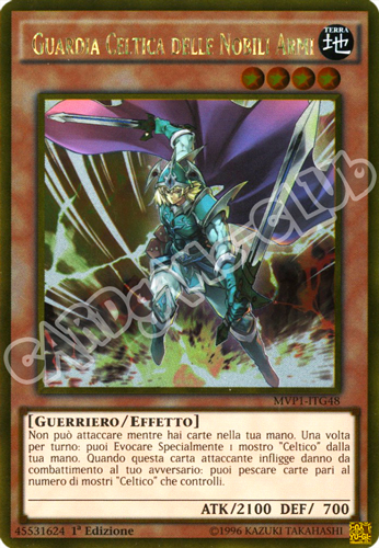 MVP1-ITG48 Guardia Celtica delle Nobili Armi rara oro 1a Edizione (IT) -NEAR MINT-