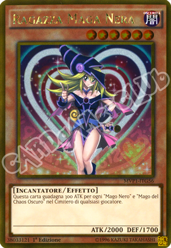 MVP1-ITG56 Ragazza Maga Nera rara oro 1a Edizione (IT) -NEAR MINT-