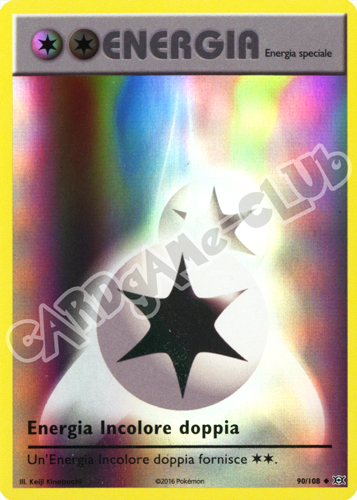 090 / 108 Energia Incolore Doppia non comune foil reverse (IT) -NEAR MINT-