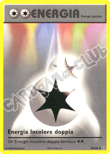 090 / 108 Energia Incolore Doppia non comune normale (IT) -NEAR MINT-