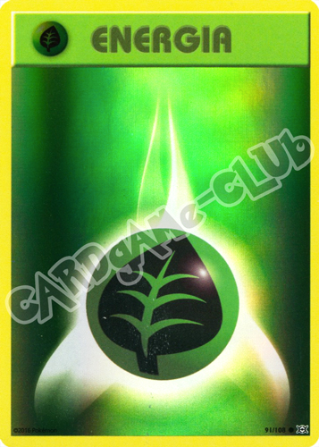 091 / 108 Energia Erba comune foil reverse (IT) -NEAR MINT-