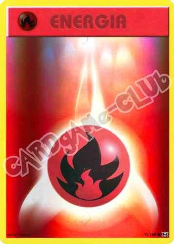 092 / 108 Energia Fuoco comune foil reverse (IT) -NEAR MINT-