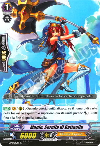 TD04-IT010 Maple, Sorella di Battaglia comune normale (IT) -NEAR MINT-