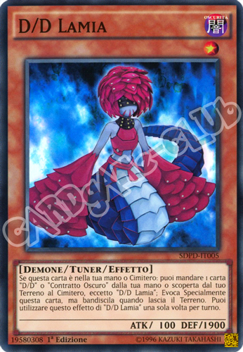 Dominazione Pendulum SDPD-IT005 D/D Lamia super rara 1a edizione (IT) -NEAR MINT-