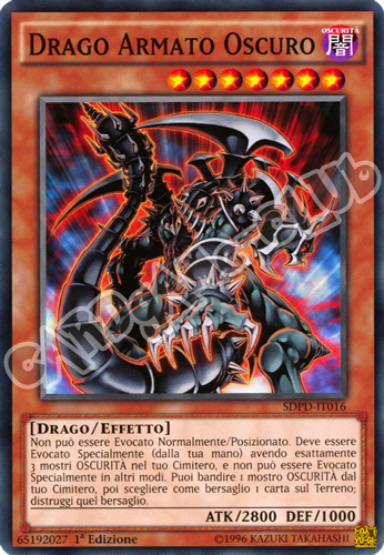 Dominazione Pendulum SDPD-IT016 Drago Armato Oscuro comune 1a edizione (IT) -NEAR MINT-
