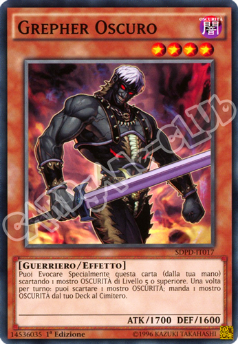 Dominazione Pendulum SDPD-IT017 Grepher Oscuro comune 1a edizione (IT) -NEAR MINT-