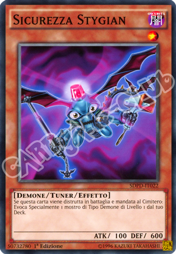 Dominazione Pendulum SDPD-IT022 Sicurezza Stygian comune 1a edizione (IT) -NEAR MINT-