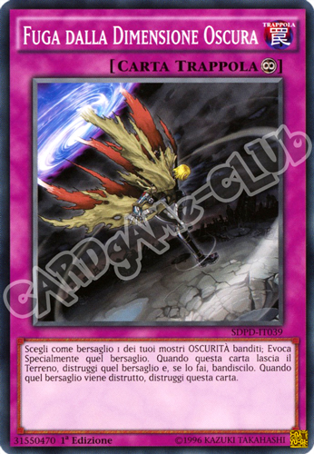 Dominazione Pendulum SDPD-IT039 Fuga dalla Dimensione Oscura comune 1a edizione (IT) -NEAR MINT-