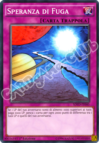 Dominazione Pendulum SDPD-IT040 Speranza di Fuga comune 1a edizione (IT) -NEAR MINT-