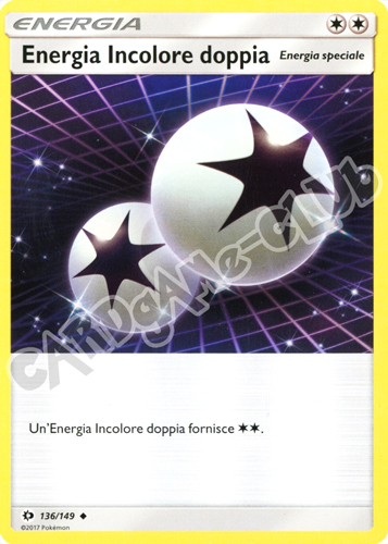 136 / 149 Energia Incolore Doppia non comune normale (IT) -NEAR MINT-