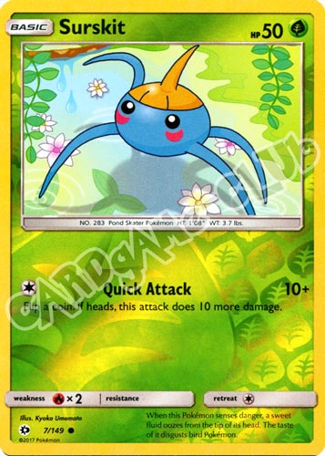 007 / 149 Surskit comune foil reverse (EN) -NEAR MINT-