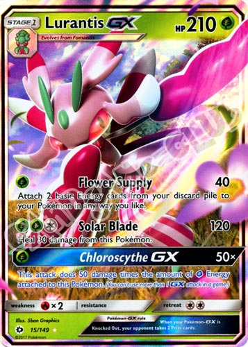 015 / 149 Lurantis GX rara GX foil (EN) -NEAR MINT-