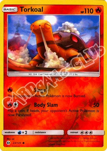 023 / 149 Torkoal comune foil reverse (EN) -NEAR MINT-