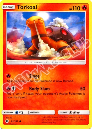 023 / 149 Torkoal comune normale (EN) -NEAR MINT-