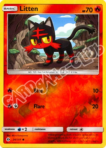 024 / 149 Litten comune foil reverse (EN) -NEAR MINT-