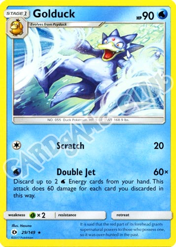 029 / 149 Golduck rara normale (EN) -NEAR MINT-