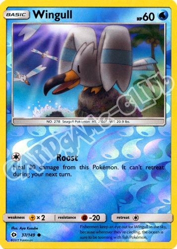 037 / 149 Wingull comune foil reverse (EN) -NEAR MINT-