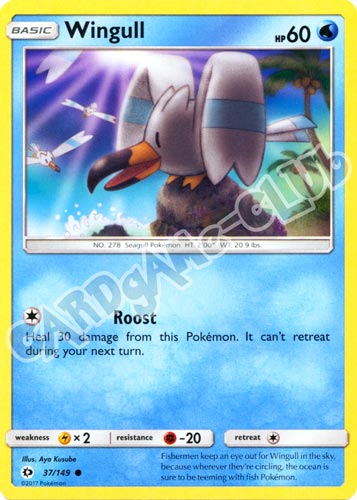 037 / 149 Wingull comune normale (EN) -NEAR MINT-