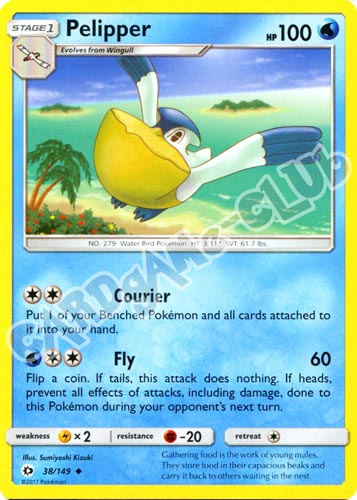 038 / 149 Pelipper non comune normale (EN) -NEAR MINT-