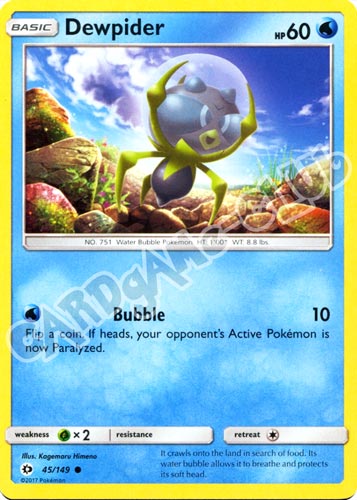 045 / 149 Dewpider comune normale (EN) -NEAR MINT-