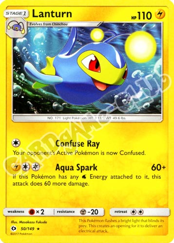 050 / 149 Lanturn rara normale (EN) -NEAR MINT-