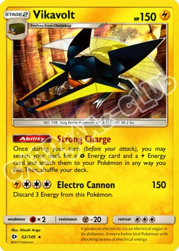 052 / 149 Vikavolt rara foil (EN) -NEAR MINT-