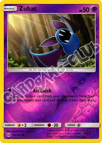 054 / 149 Zubat comune foil reverse (EN) -NEAR MINT-