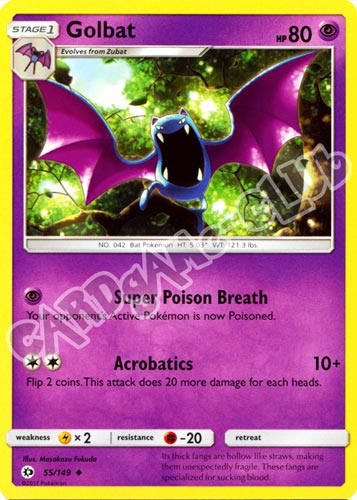 055 / 149 Golbat non comune normale (EN) -NEAR MINT-