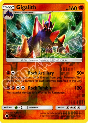 071 / 149 Gigalith rara foil reverse (EN) -NEAR MINT-