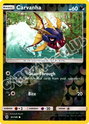 081 / 149 Carvanha comune foil reverse (EN) -NEAR MINT-